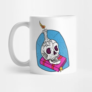 Librarian  Skull Mug